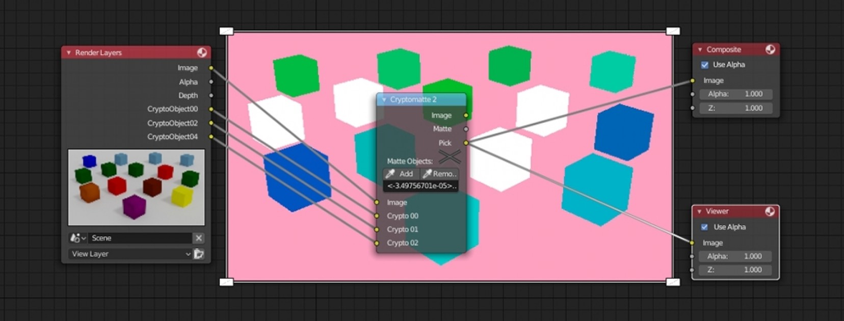 Cryptomatte in Blender 2.8 und 2.93, eine revolution [DEU]